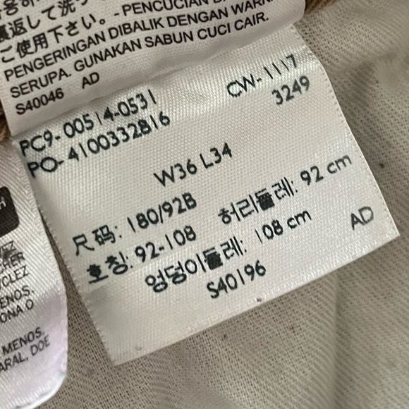 Levi’s • 514 Straight Fit Mens Khakis Soft Wash Twill Brown - Picture 8 of 9